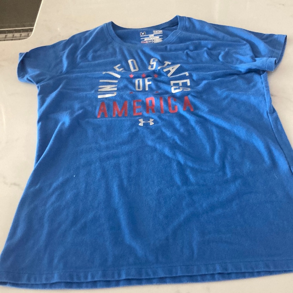 USA Under Armour Heat Gear shirt
